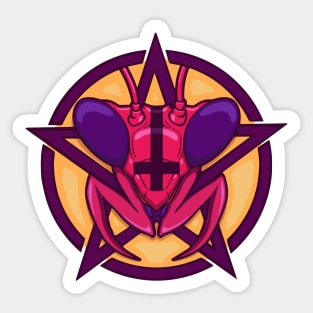 Satanic Mantis Sticker